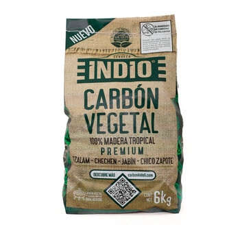 Indio Carbón Vegetal 2 pzas de 6 Kg