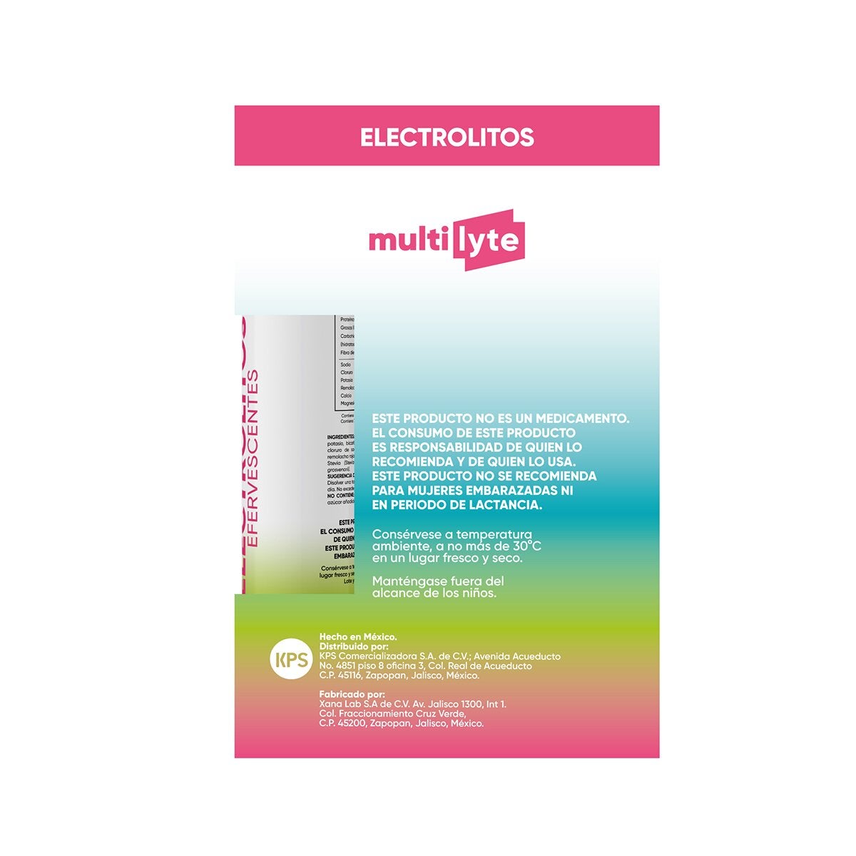 Multilyte Electrolitos 120 Tabletas Efervescentes Sin Azúcar Añadida