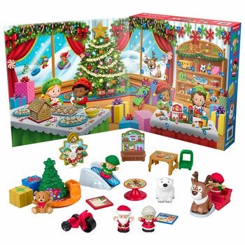 Fisher-Price, Calendario de Adviento Juego con 24 Pzas. Fisher-Price, Calendario de Adviento Juego con 24 Pzas.