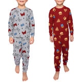 Pekkle Conjunto 4 Piezas para Niños o Niñas Varias Tallas y Colores