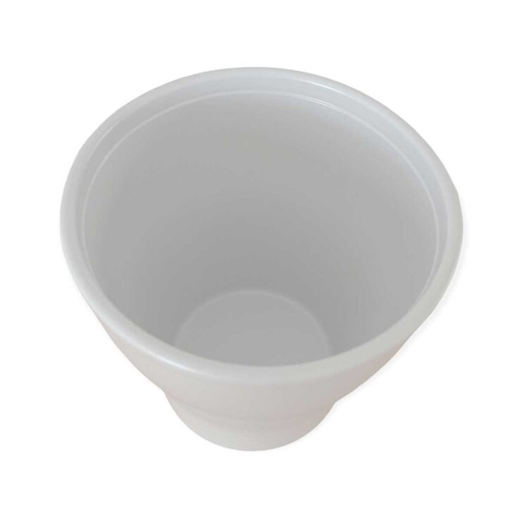 Chiltepec, Maceta de Cerámica Color Gris 3 pzs