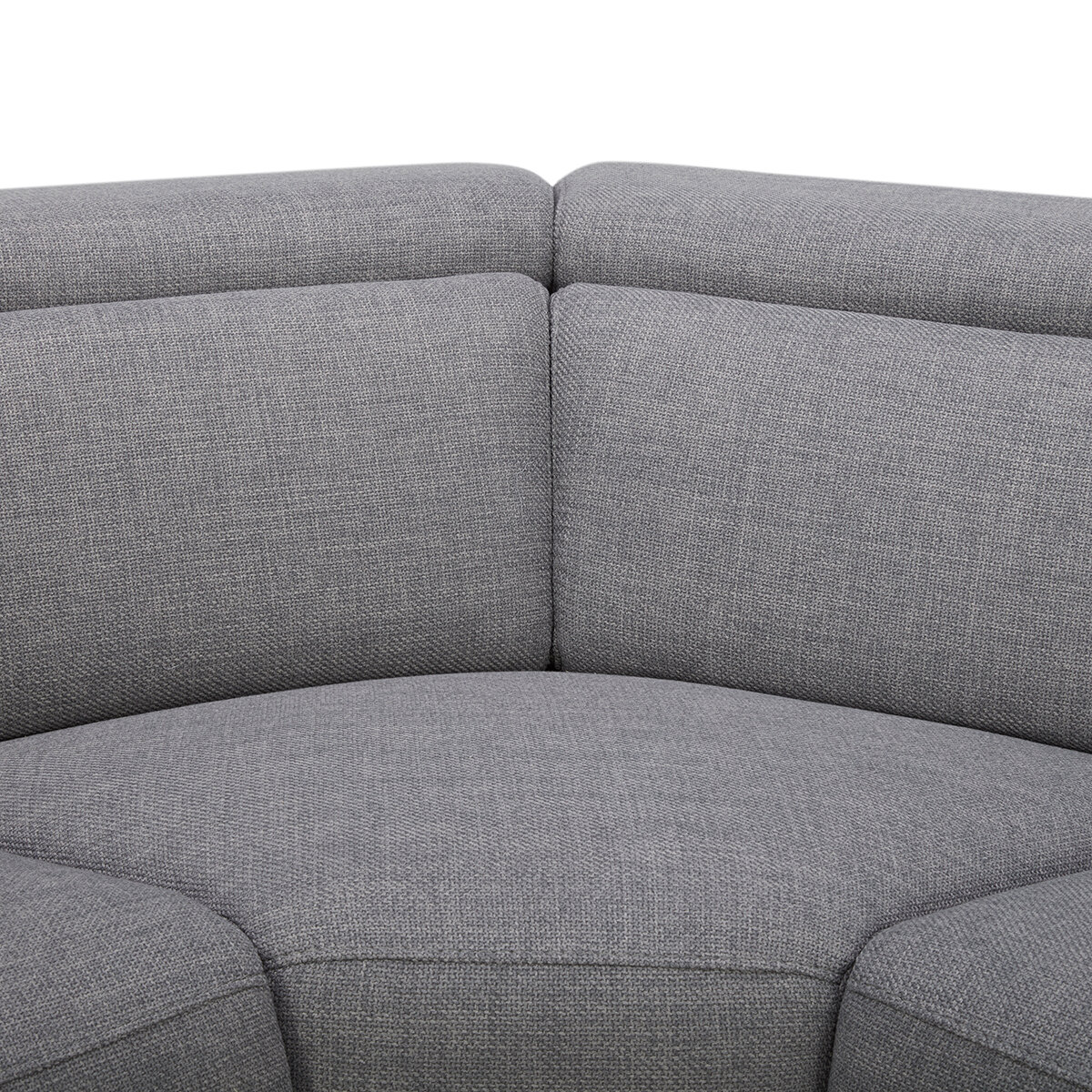 Aiden & Ivy, Sofá Seccional Reclinable de Tela con Sistema Eléctrico