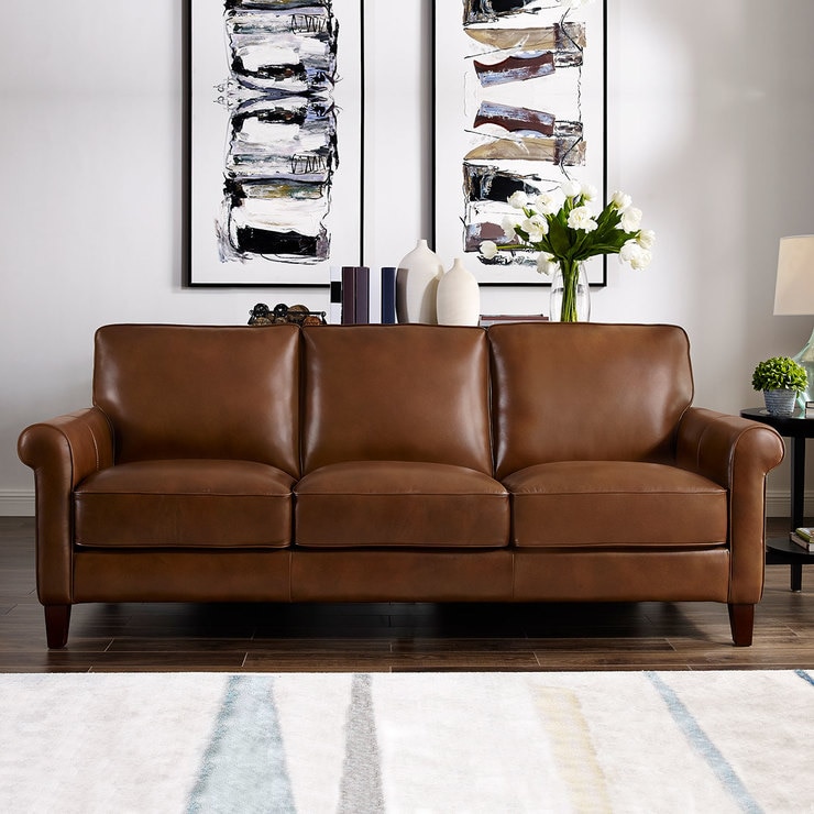 Prospera Home, Larsen, sofá, piel Costco México