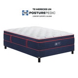 Sealy, Embody Soft Red, Colchón y Box Queen Size