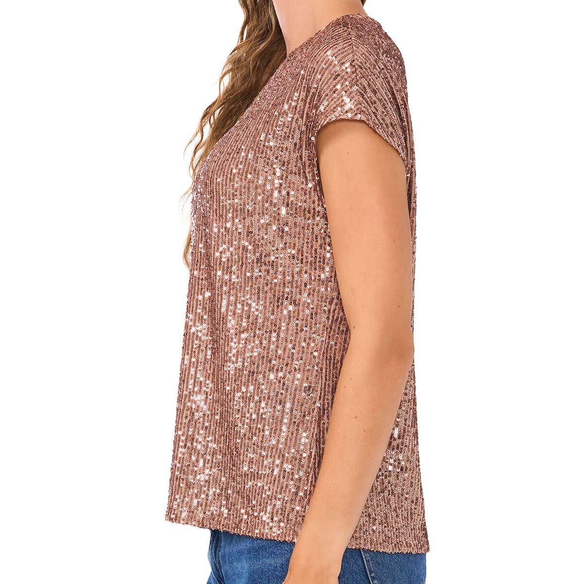 Vince Camuto Blusa para Dama Café Extra Grande