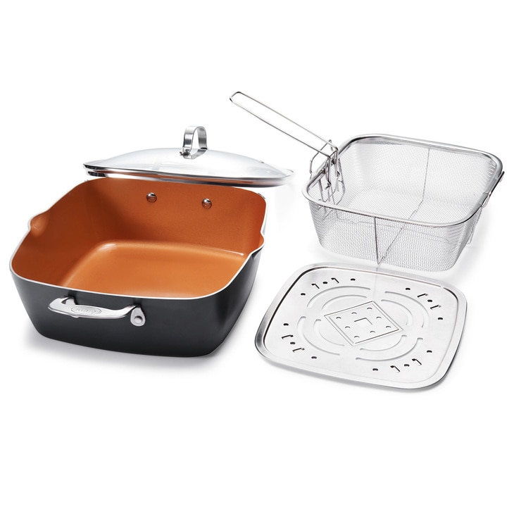 Gotham Steel, sartén cuadrado de acero de 27.94 cm. Costco México