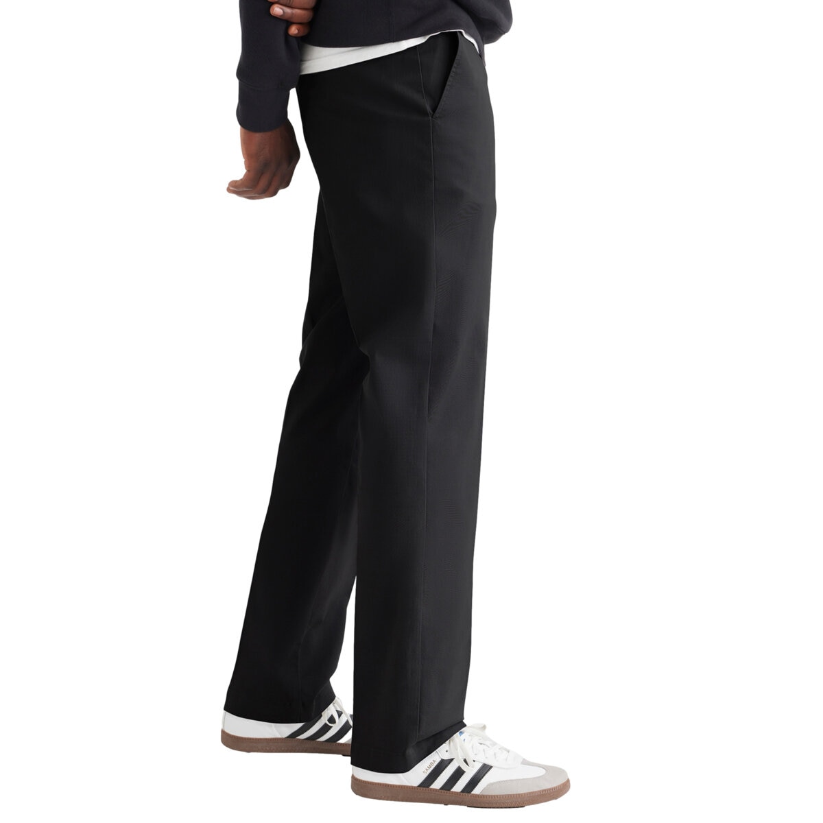 Dockers Pantalones para Caballero Negro 38x30