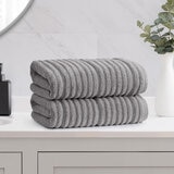 WelHome, Toalla de Baño, Gris Oscuro