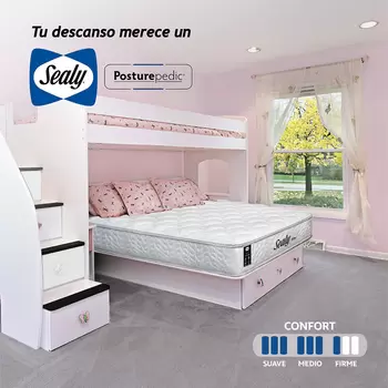 Sealy, Sitka, Colchón para Litera, Matrimonial
