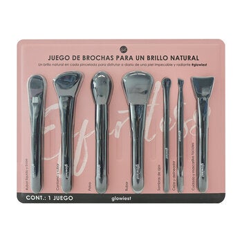 Glowiest Juego de Brochas 7pzas Glowiest Juego de Brochas 7pzas