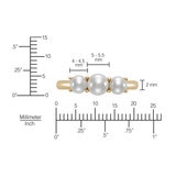 Anillo de Perla Cultivada, Oro Amarillo de 14K