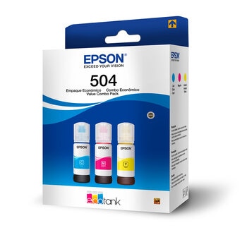 Epson Paquete de 3 Tintas Ecotank 504