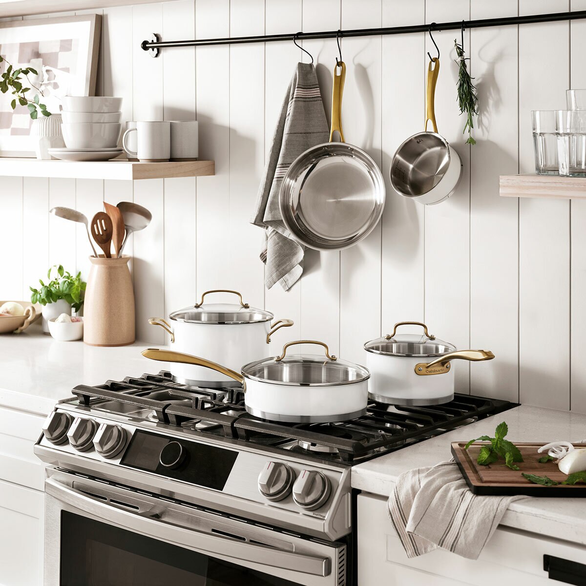 Cuisinart Batería de Cocina de Acero Inoxidable 8 piezas Cuisinart Batería de Cocina de Acero Inoxidable 8 piezas