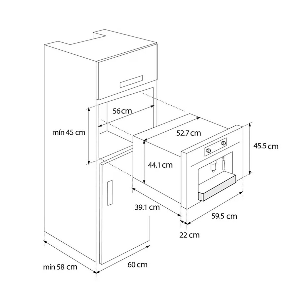 Teka Cafetera Empotrable Color Negro Teka Cafetera Empotrable Color Negro