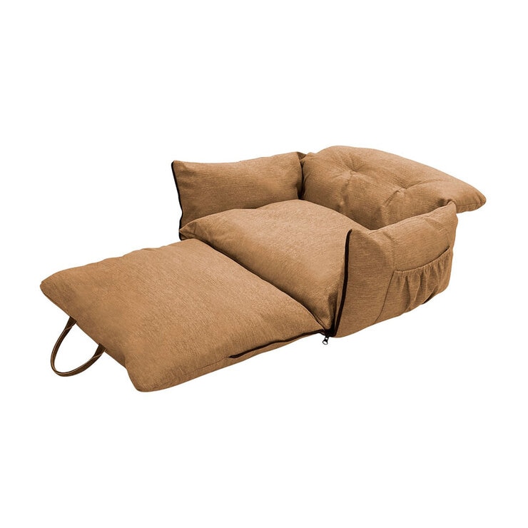 IPET Asiento de Viaje para Mascota con Protección de Teflón, Color Café