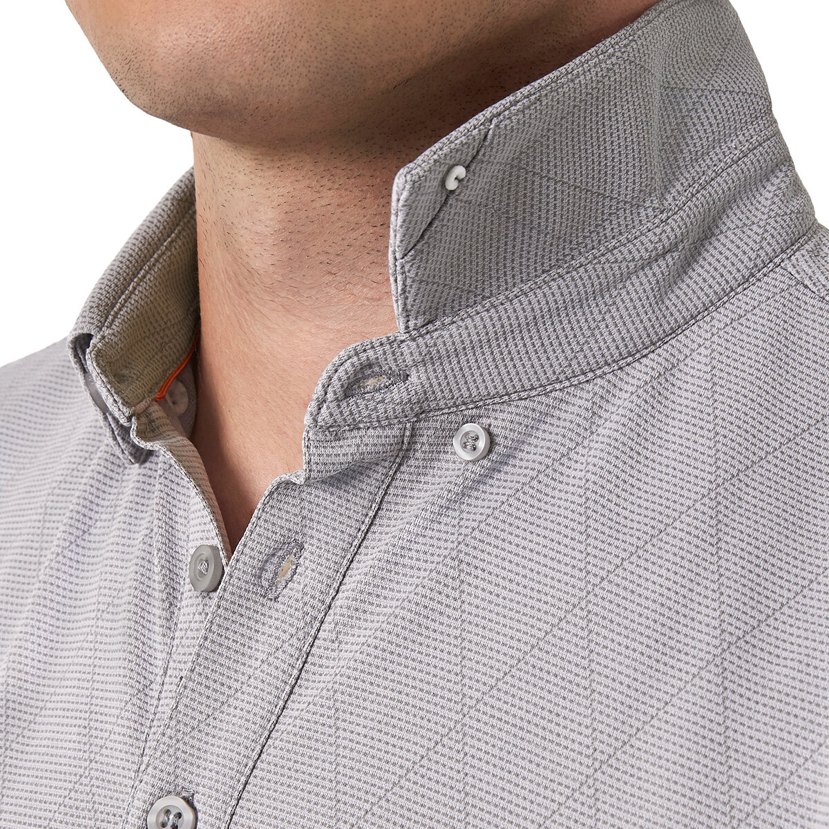 Modern Ambition Polo para Caballero Gris Mediana
