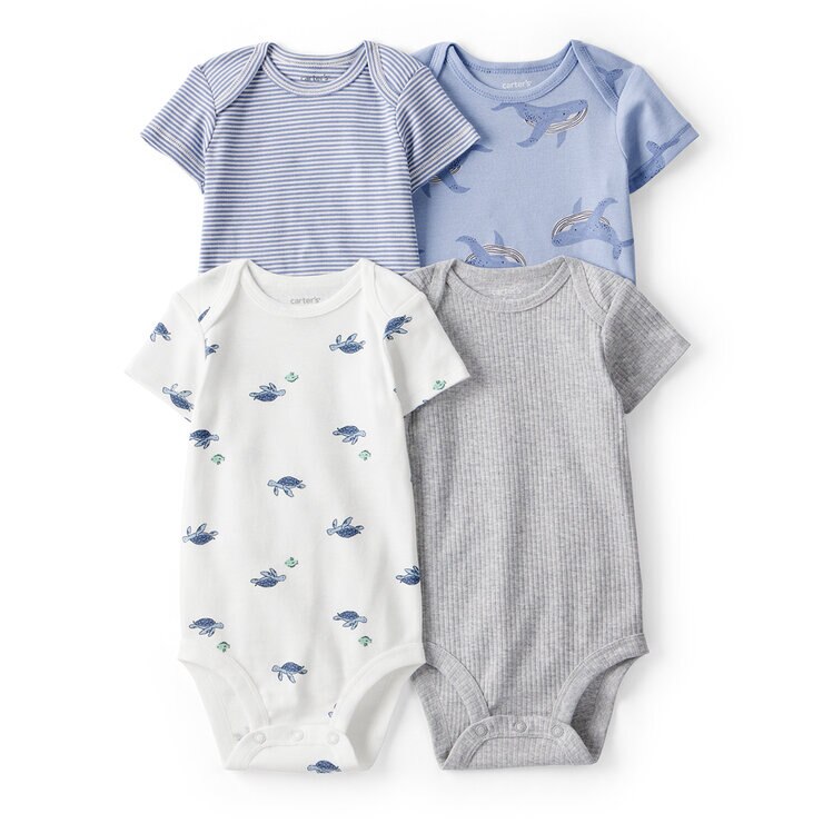 Carter's Pañalero 4 Piezas para Bebés Varias Tallas y Colores