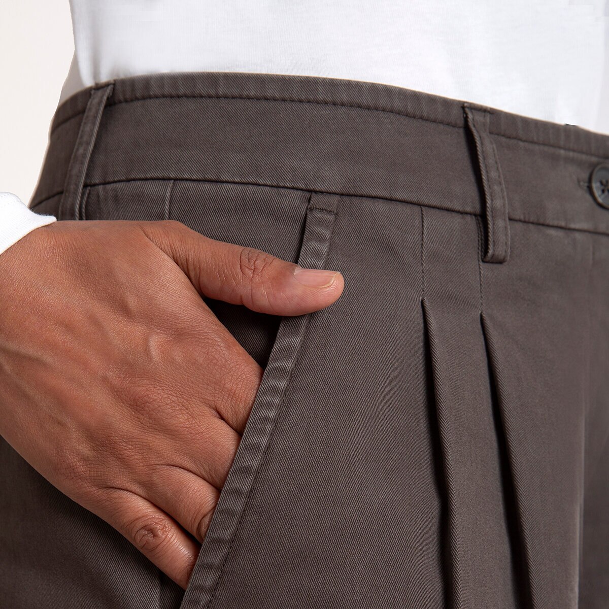 Mario Serrani Italy Pantalones para Dama gris chica