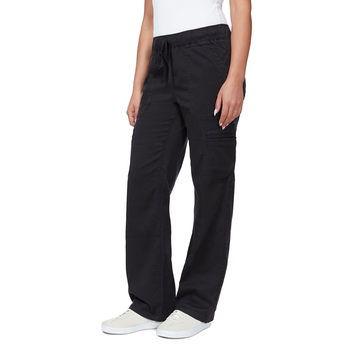 Buffalo David Bitton Pantalones para Dama Negro Extra Grande