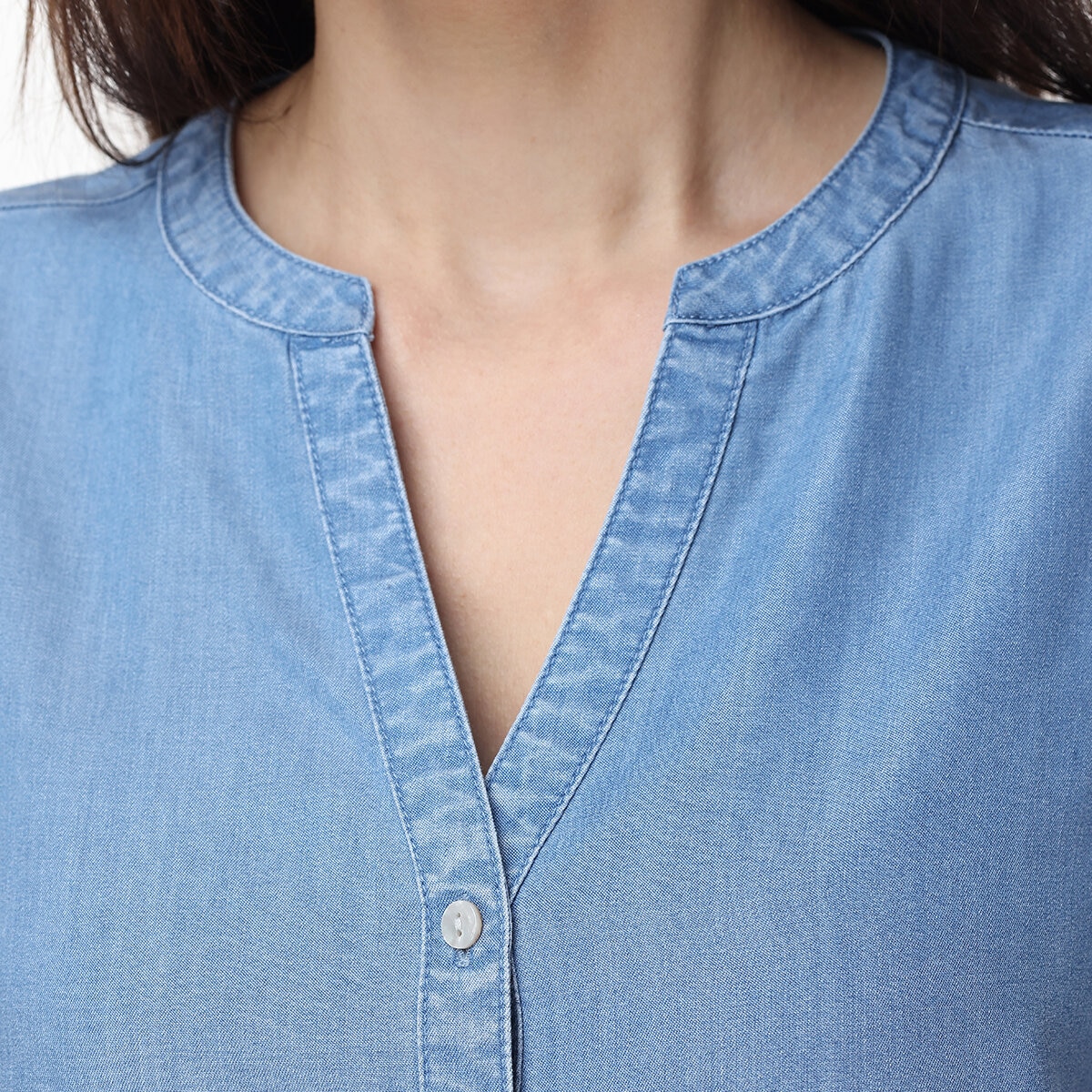 Frye Blusa para Dama Azul claro Mediana Frye Blusa para Dama Azul claro Mediana