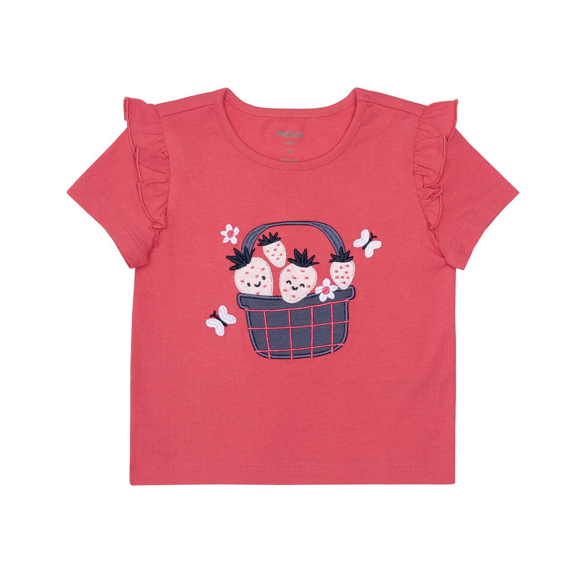 Pekkle Conjunto 4 piezas para Niños y Niñas Fresas 2 Años