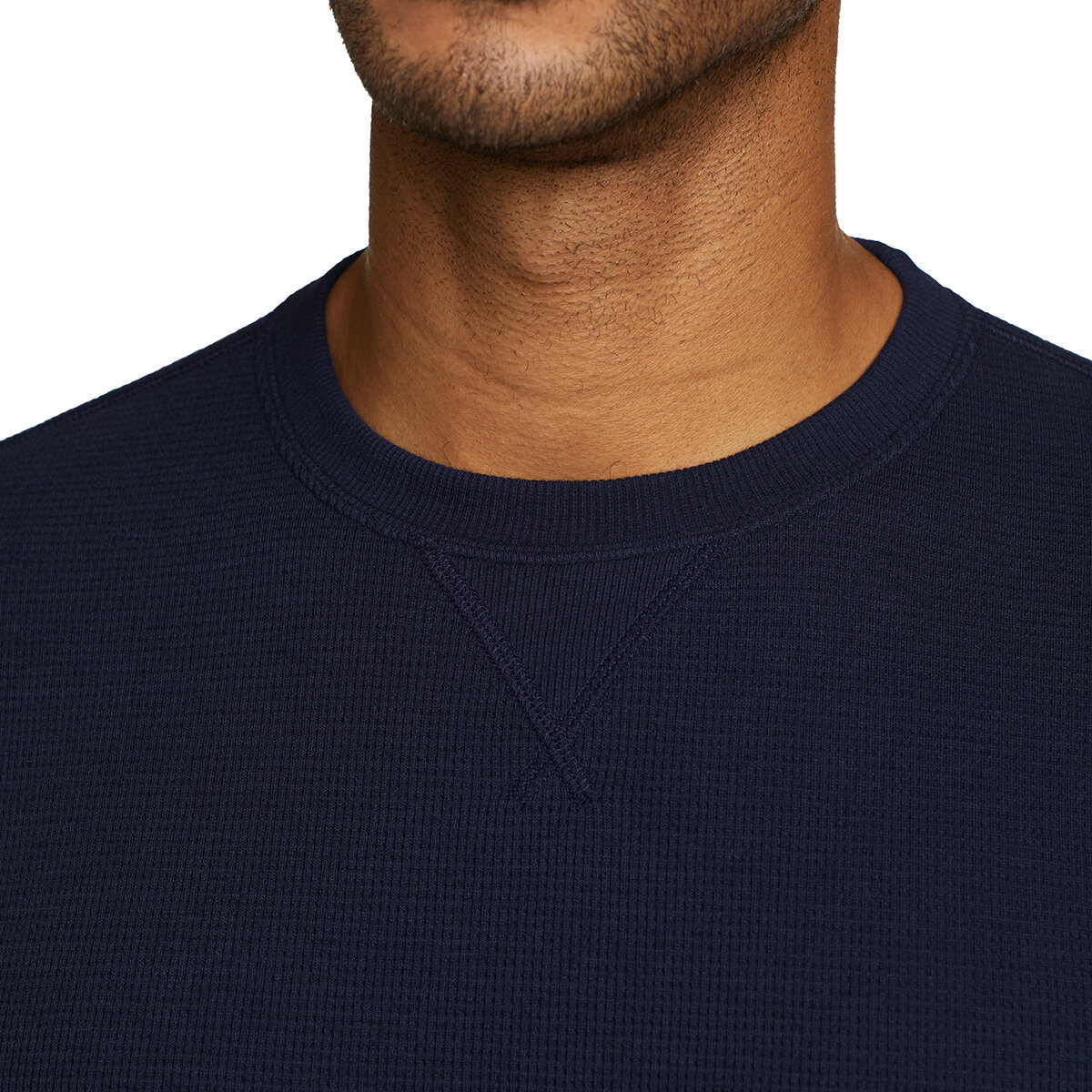 Eddie Bauer Playera de manga larga para Caballero Mediana Azul