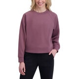 DKNY Sport Sudadera para Dama Morado Extra Grande