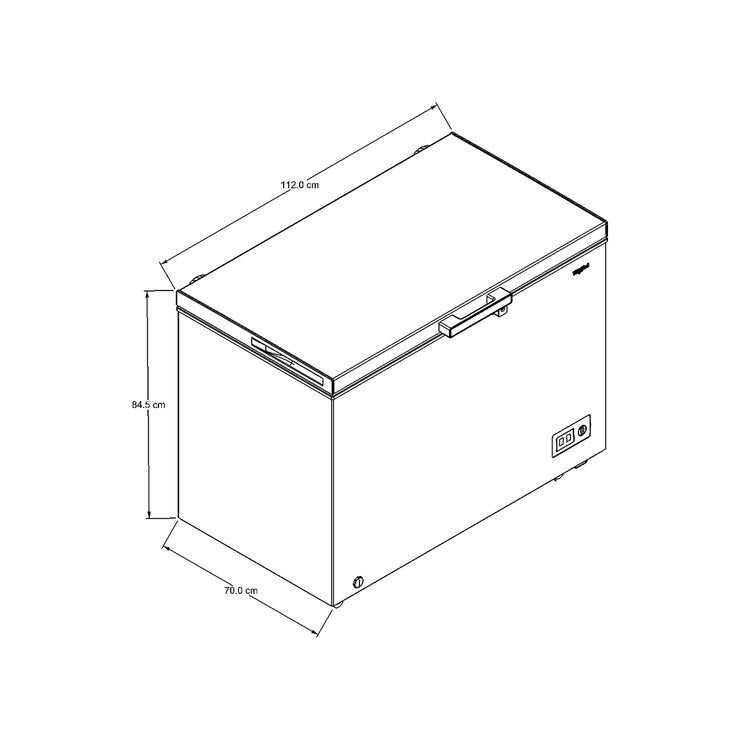 Whirlpool Congelador horizontal 11'