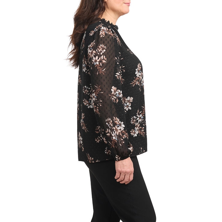 Hilary Radley Blusa para Dama Negro Chica
