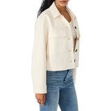 Steve Madden Chamarra tipo gamuza para Dama Beige Chica