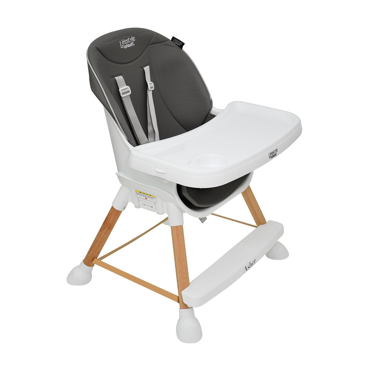 Infanti, Silla Alta Lifestyle Asher, Color Gris