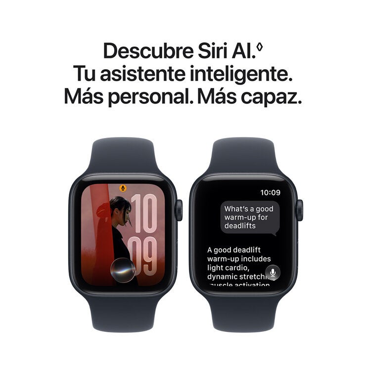 Apple Watch SE 3 (GPS) 44mm Aluminio Blanco Estelar + Correa Deportiva Arena - Talla M/L Apple Watch SE 3 (GPS) 44mm Aluminio Blanco Estelar + Correa Deportiva Arena - Talla M/L