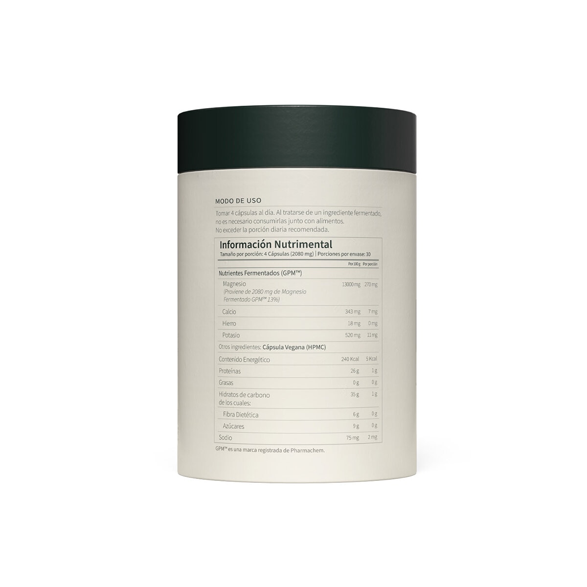 Oxomio Magnesio Fermentado 120 Cápsulas