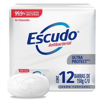 Escudo Ultra Protect Jabón en Barra 12 pzas de 150 gr