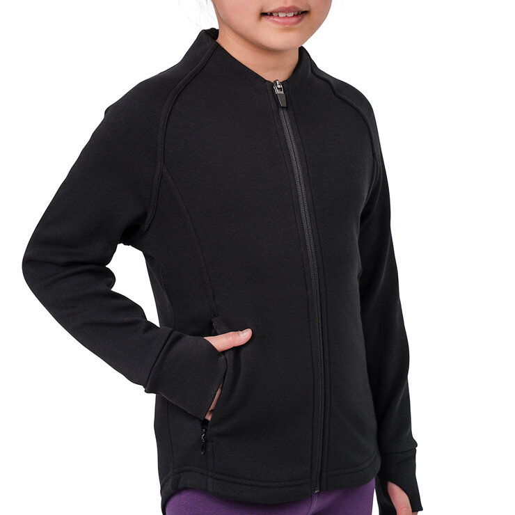 Tuff Apparel Chamarra para Niñas Negro 5 / 6 Años