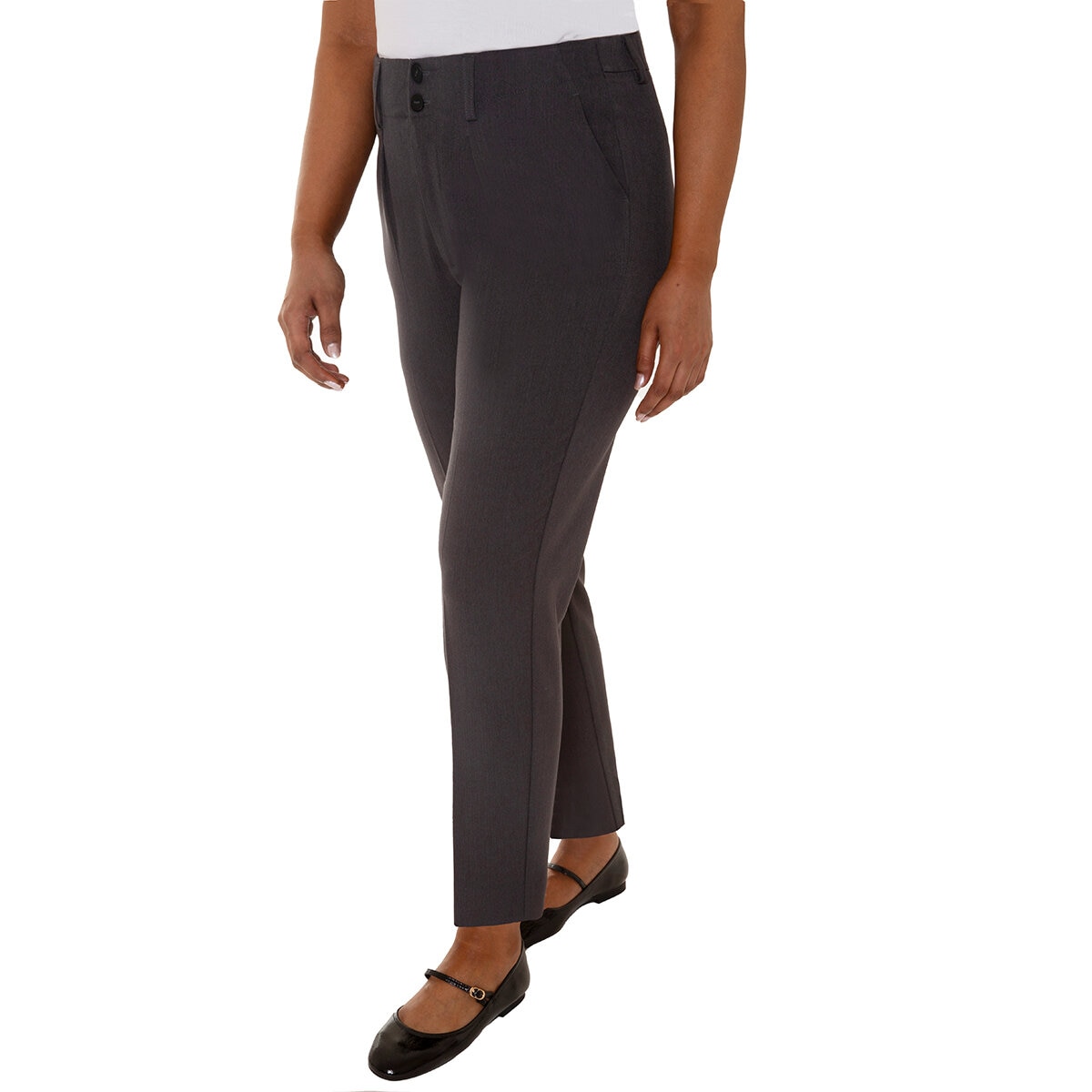 Mario Serrani Italy Pantalón para Dama Gris Extra Chica