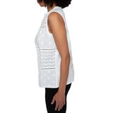 Mario Serrani Italy Blusa para Dama Blanco Mediana
