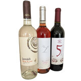 Vinos Tinto, Blanco y Rosado Mexicanos Hechos por Mujeres 3/750ml