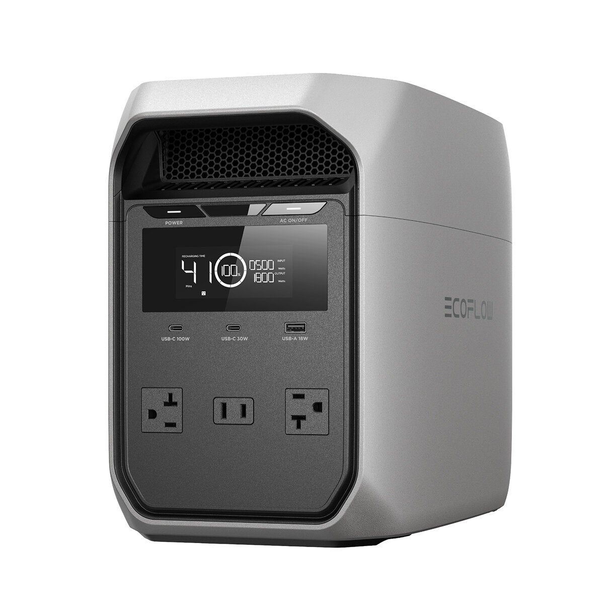 EcoFlow, Estación de Energía Portátil Delta 3 Classic, Capacidad 1,024 Wh / 1,800 W EcoFlow, Estación de Energía Portátil Delta 3 Classic, Capacidad 1,024 Wh / 1,800 W