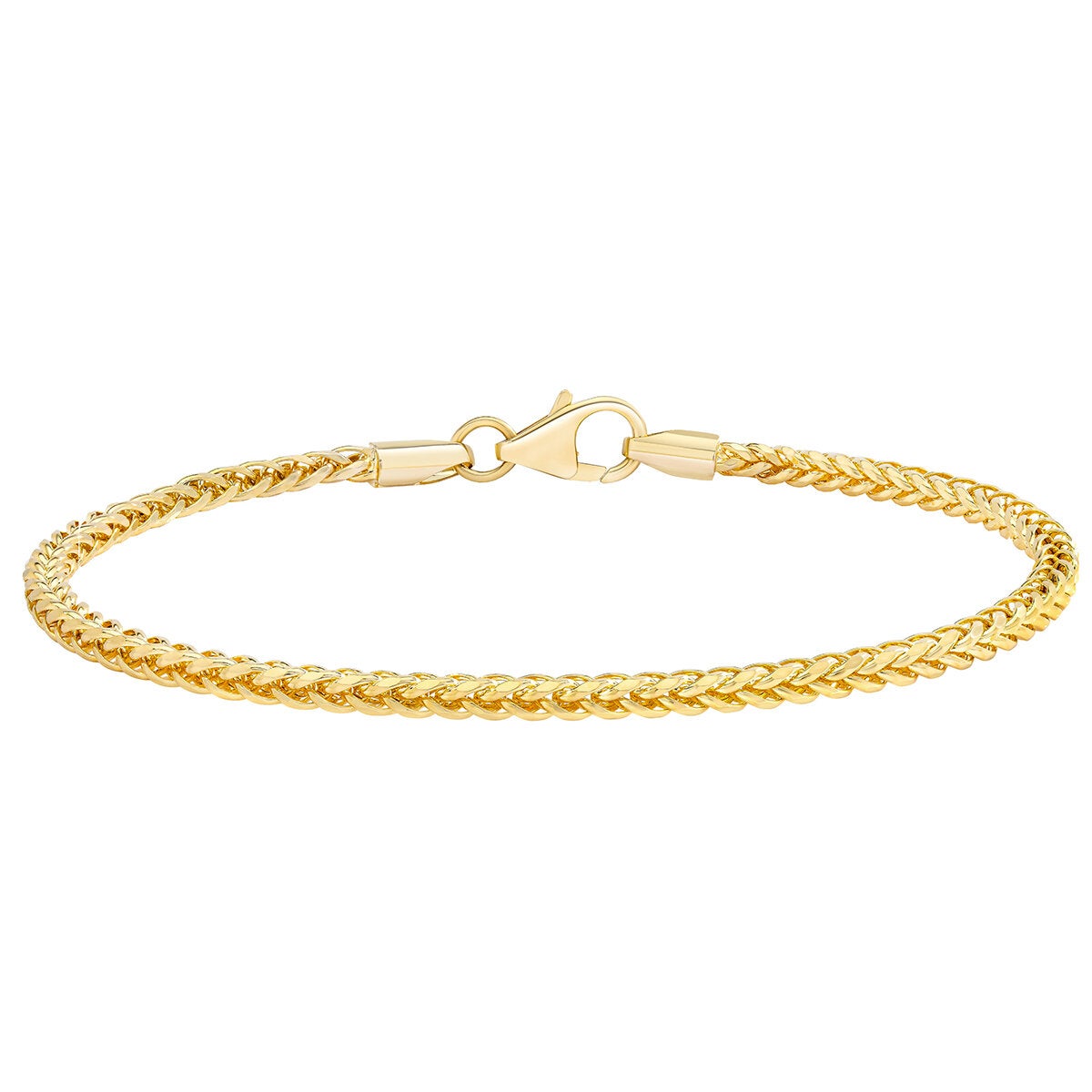 Pulsera de Eslabones, Oro Amarillo de 14K Pulsera de Eslabones, Oro Amarillo de 14K