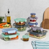 Ello Recipientes de Vidrio para Almacenamiento de Alimentos, 20 piezas Ello Recipientes de Vidrio para Almacenamiento de Alimentos, 20 piezas