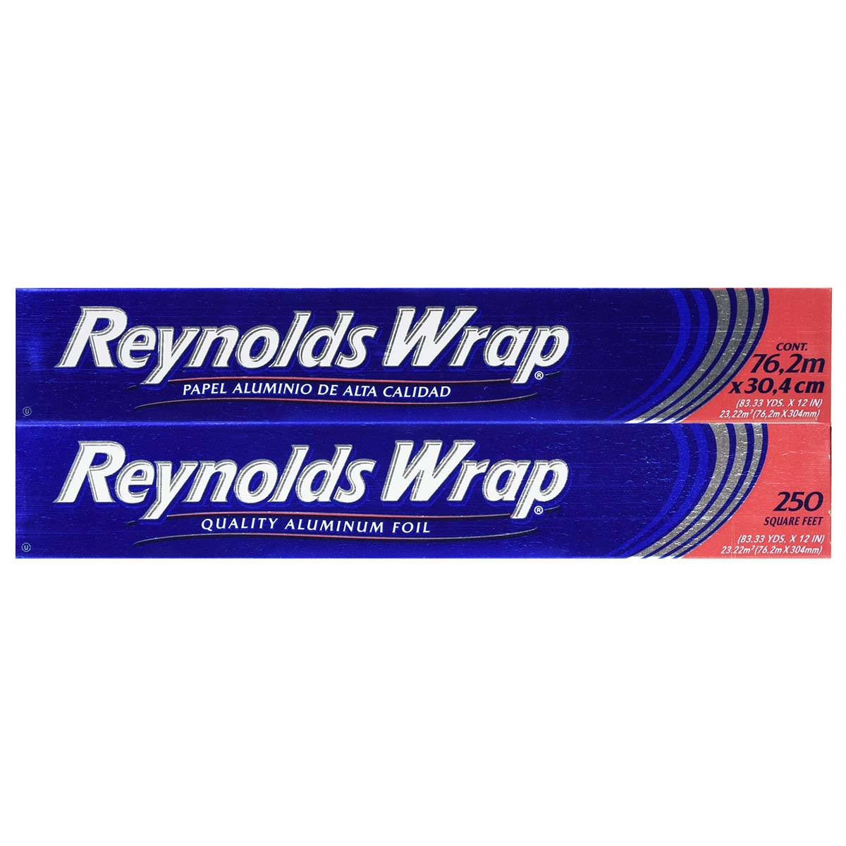 Reynolds Standard Papel Aluminio 2 pzas de 76.2 m x 30.4 cm