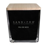 Sand + Fog Vela Aromática de Mezcla de Cera de Soya Lumbre de Leña