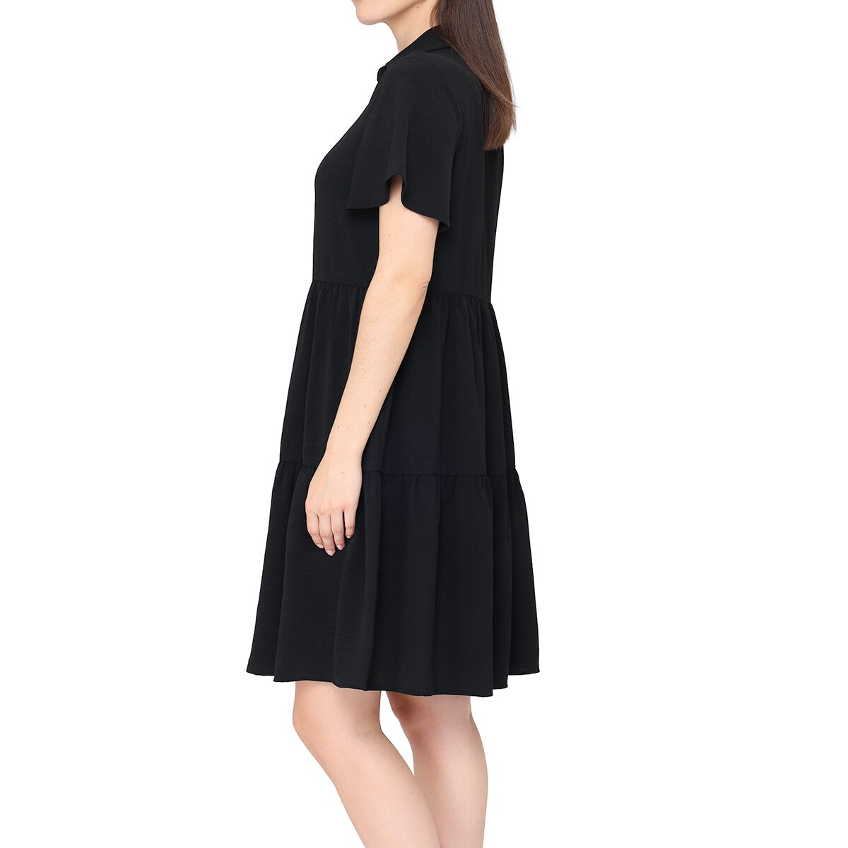 Tahari Vestido para Dama Negro Mediana