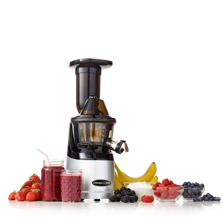 Omega, extractor vertical, prensa fría boca ancha Costco México