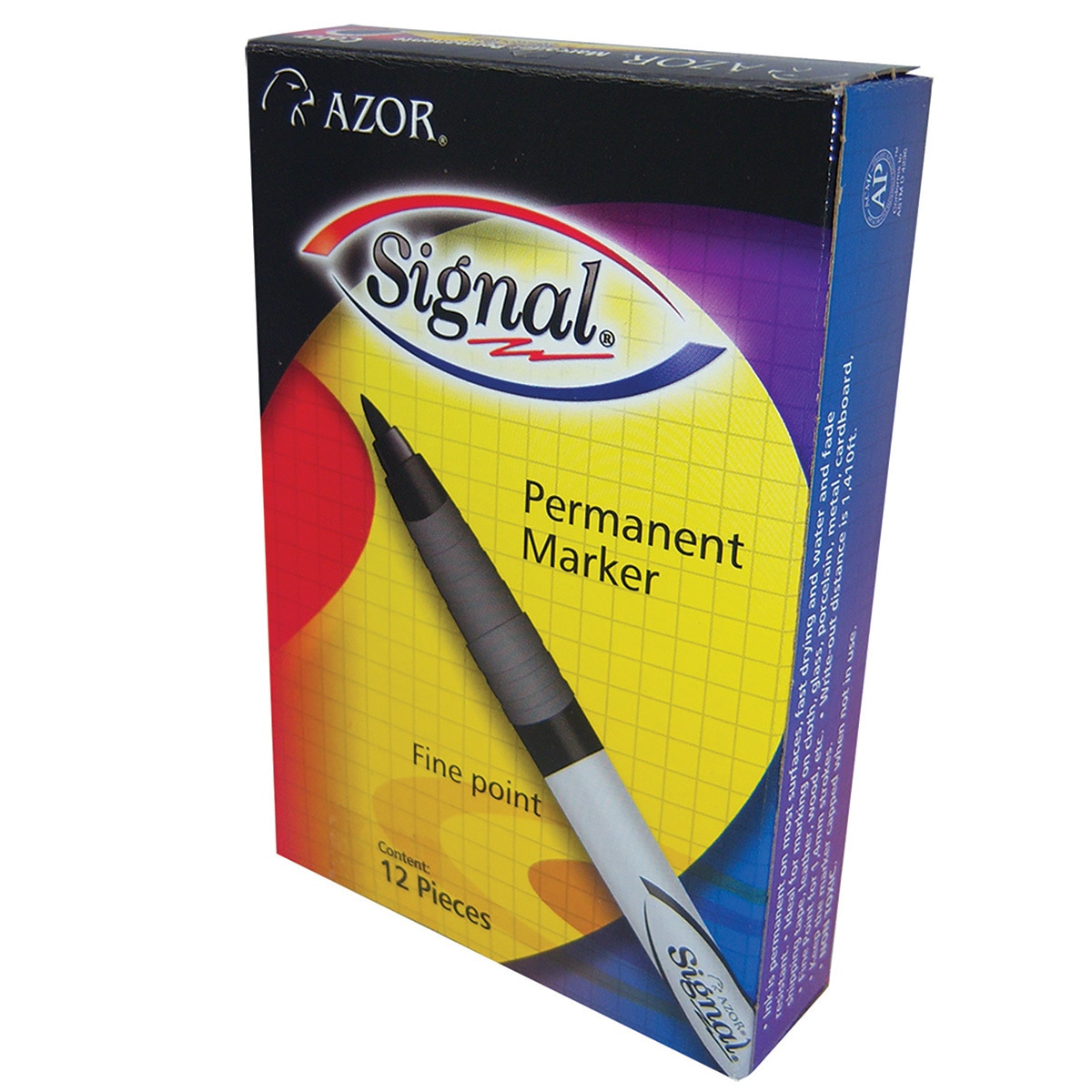 Signal marcador permanente punto fino negro Costco México