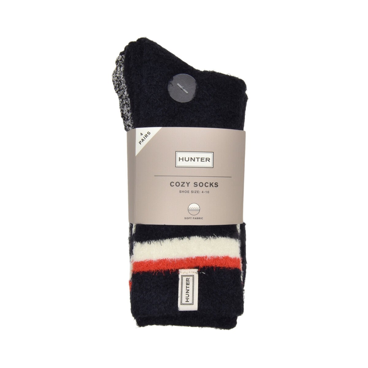 Hunter Calcetines para Dama 4 pares Negro Hunter Calcetines para Dama 4 pares Negro