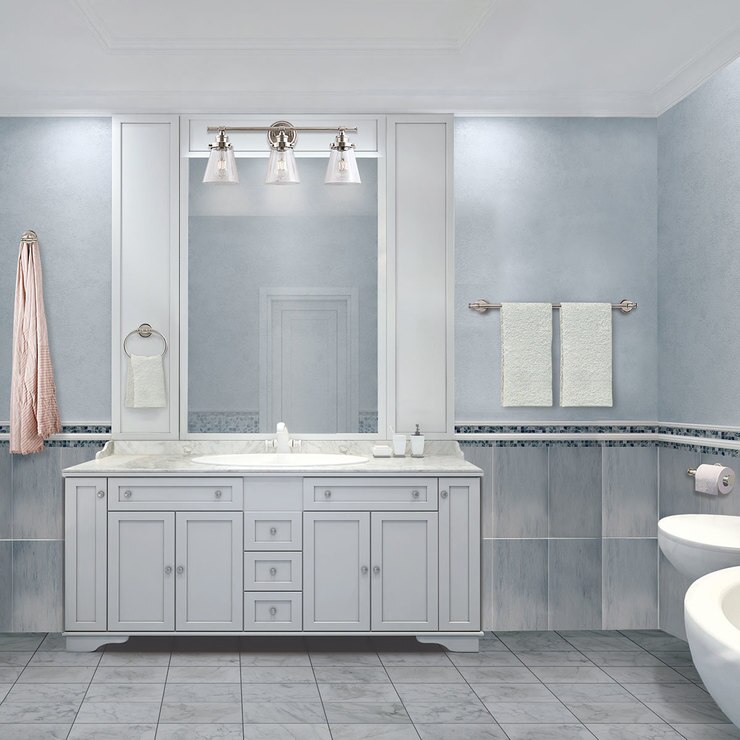 15WEST, accesorios de baño con lámparas LED 5 piezas | Costco México