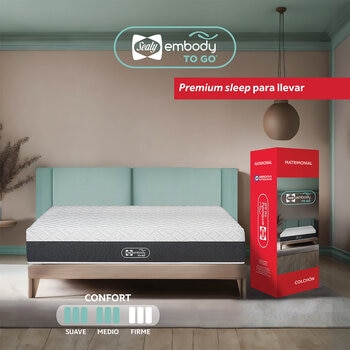 Sealy, Embody To Go, Colchón King Size Sealy, Embody To Go, Colchón King Size