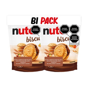 Nutella Biscuit 2 paquetes de 304g